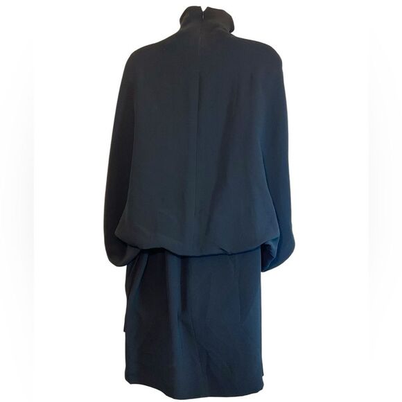 Balenciaga ladies dress black small blouson capsule minimalist couture bergdorf - Picture 5 of 13